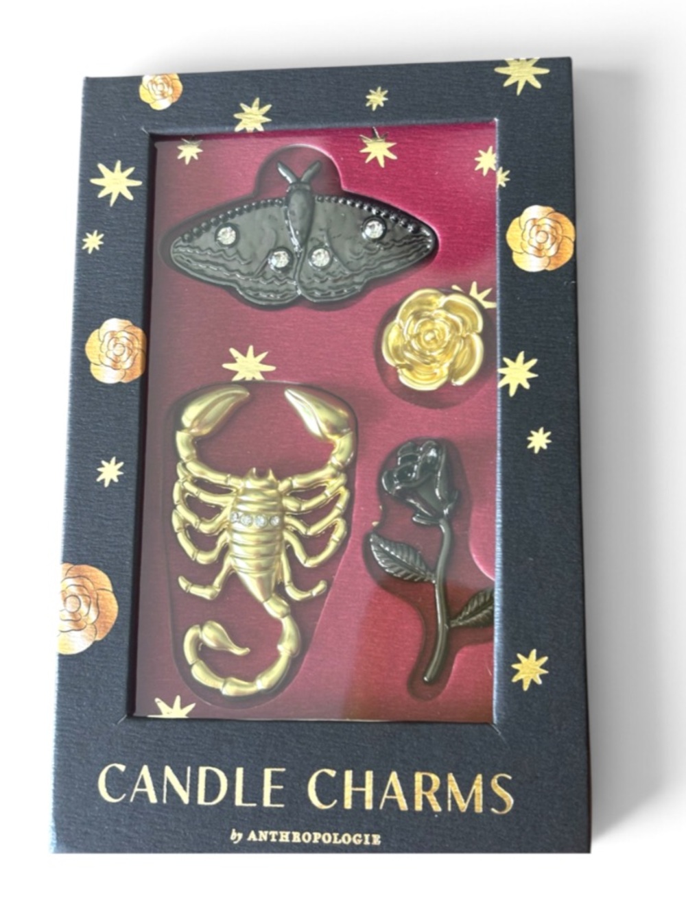 Anthropologie Halloween Candle /Pumpkin Charm Set NIB